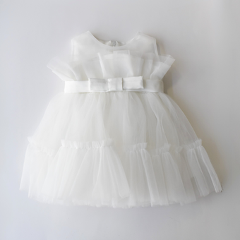 Robe bébé délicate à motif marguerites