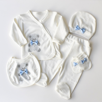 The Blue Bear Baby Pajama Set