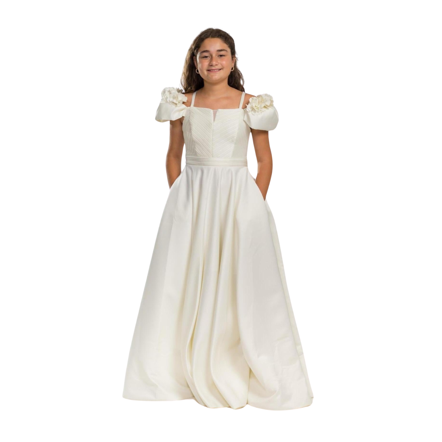 Sweetie Style Teen White Dress Offwhite 14