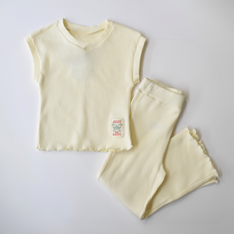 Sporty Class Girls Casual Set