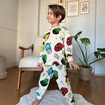 Ensemble pyjama héros pour garçon