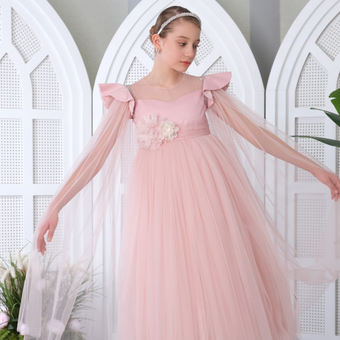 Robe de soirée en tulle enchantée pour filles