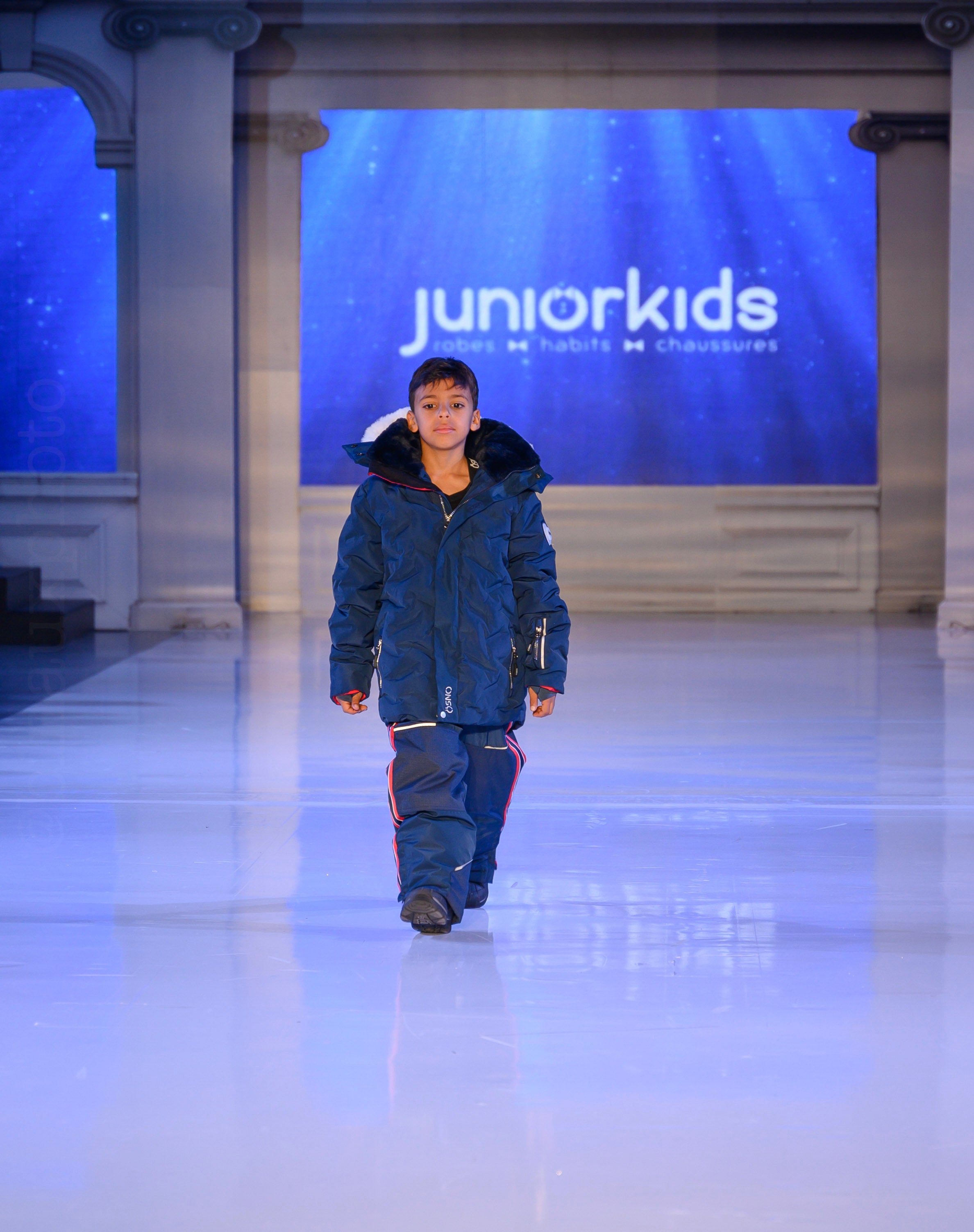 Willy's Luxury boys snowsuit with fur-lined hood by Junior Kids