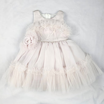 Robe de soirée pour filles, petite pétale