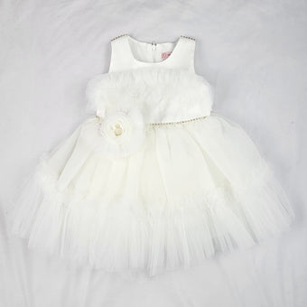 Robe de soirée pour filles, petite pétale