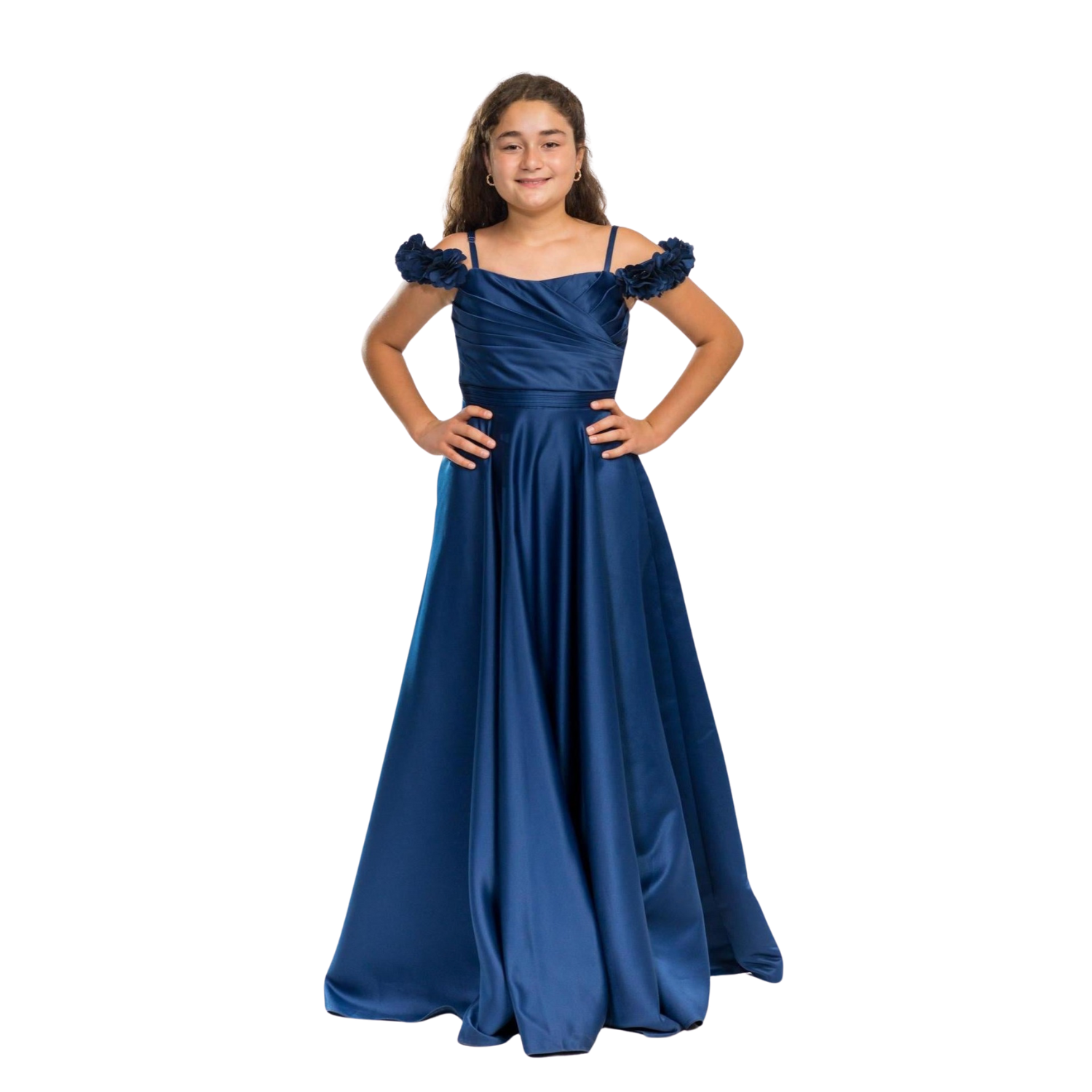 Miss Dazzling Teen Formal Dress Navy 16
