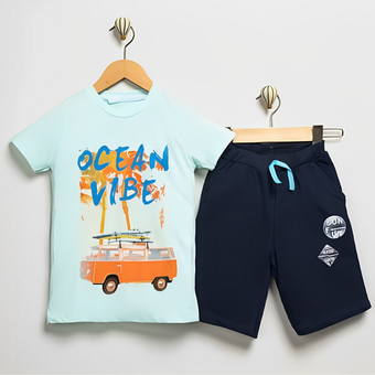 Ensemble short décontracté Ocean Vibe