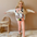 Ensemble en coton pour filles joyeuses