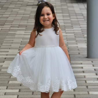 Robe courte bleu ciel