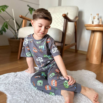 Pixel Adventure Boys Pyjama Set