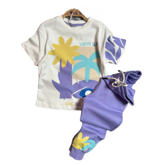 Ensemble de jogging pour filles Happy Summer