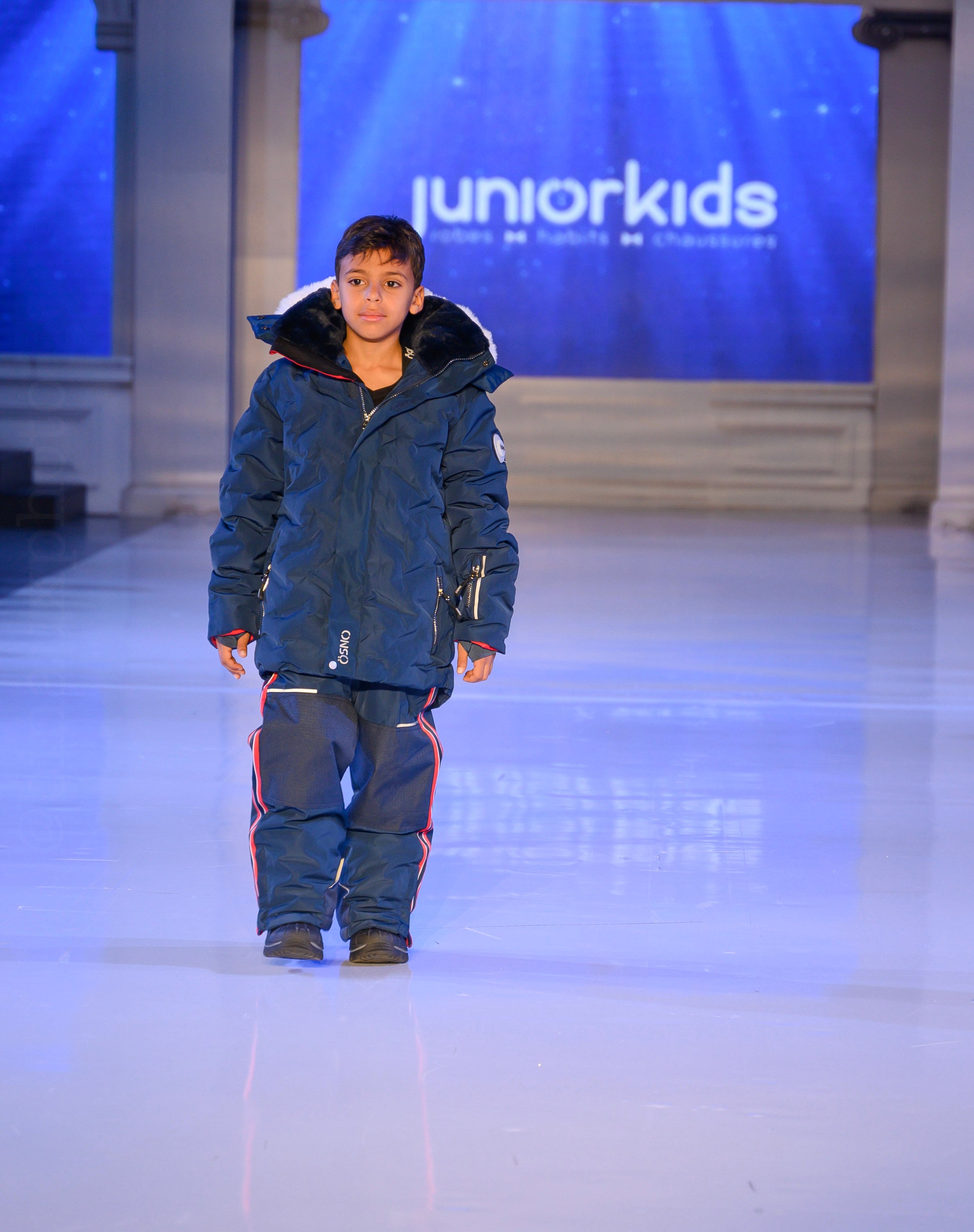 Willy's Luxury boys snowsuit with fur-lined hood by Junior Kids