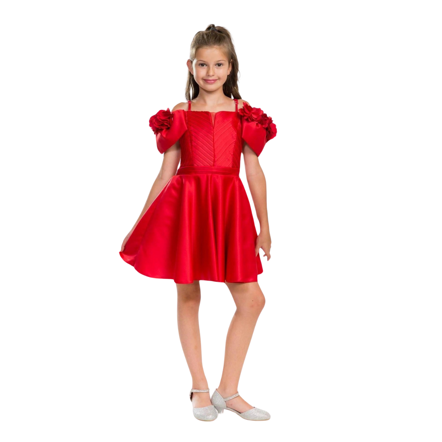 Dress red for girl discount