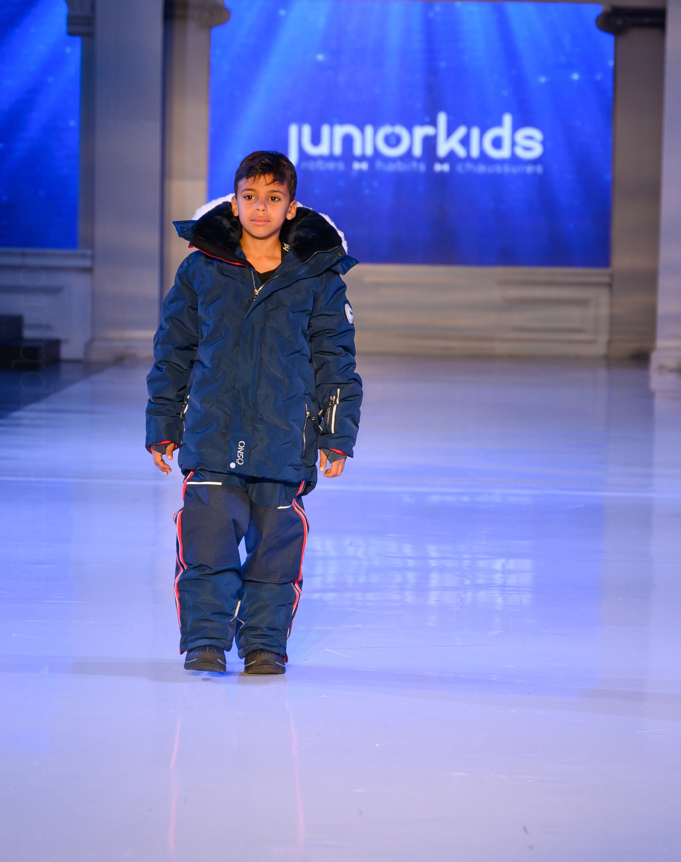 Willy's Luxury boys snowsuit with fur-lined hood by Junior Kids