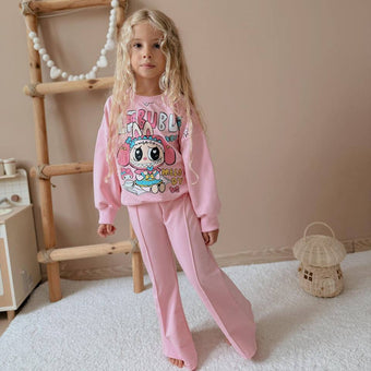 Ensemble décontracté Bunny Sister pour filles