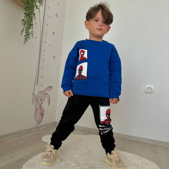 Spider Panels Boys Joggers Set