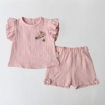 Hayley Heart Girls Casual Set