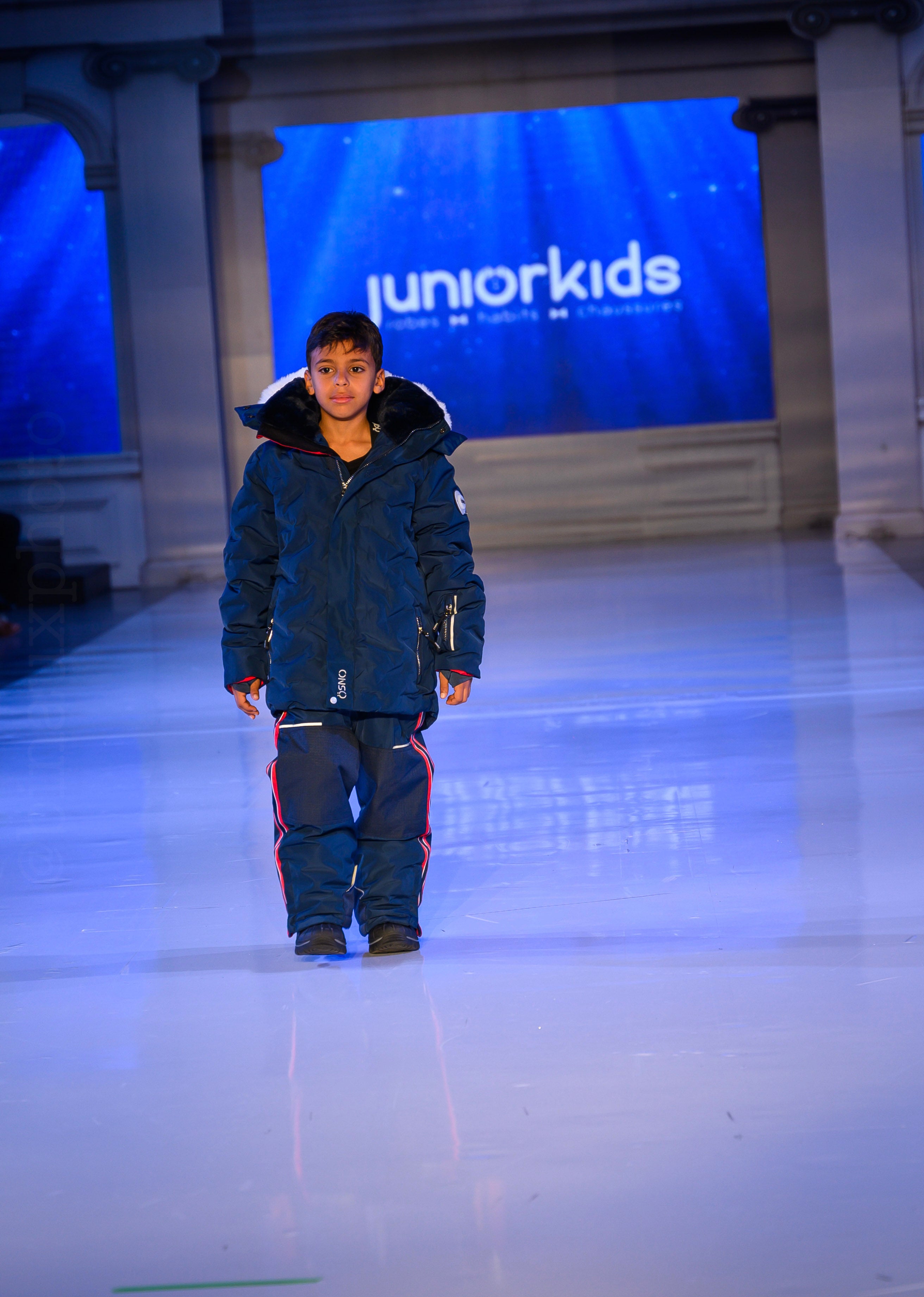 Willy's Luxury boys snowsuit with fur-lined hood by Junior Kids