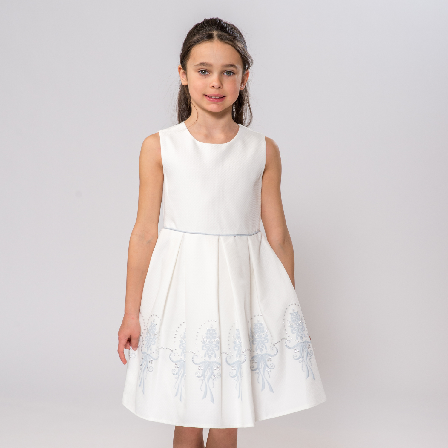 Baby Blue Elegant Girl Dress