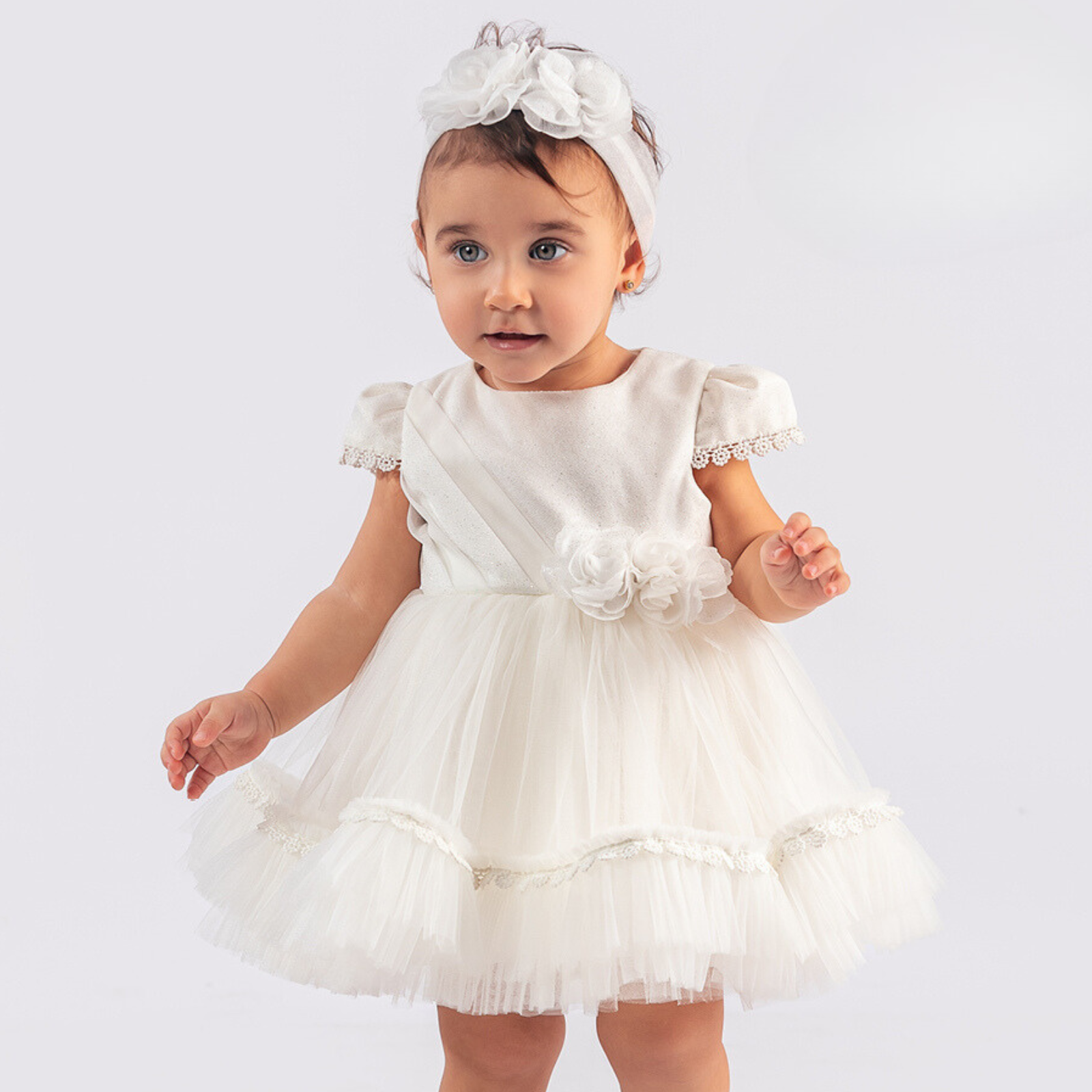 Bright Flower Girls Formal Dress