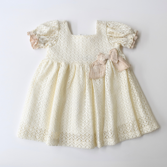 Timeless Charm Girls Lace Dress