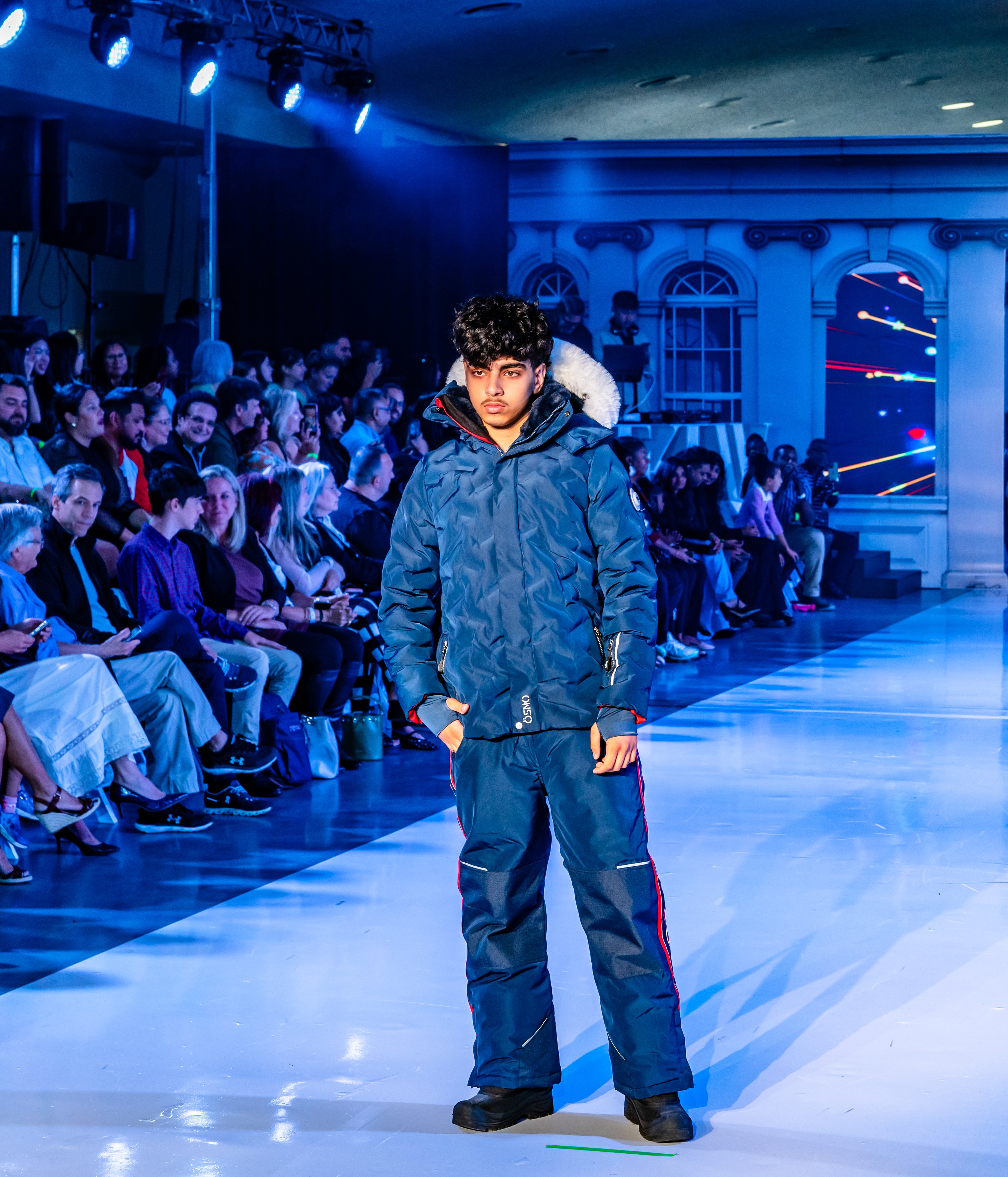 Willy's Luxury boys snowsuit with fur-lined hood by Junior Kids