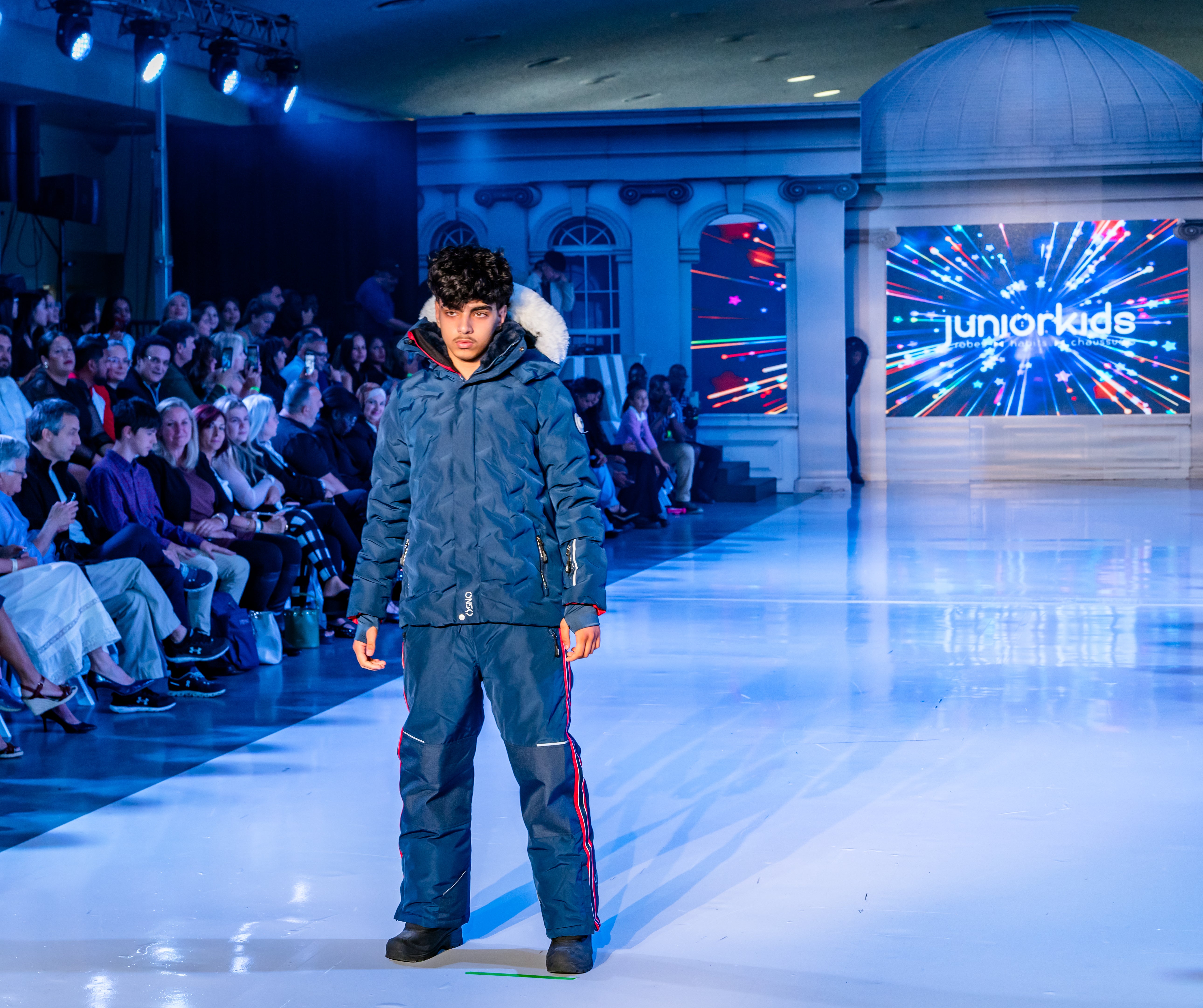 Willy's Luxury boys snowsuit with fur-lined hood by Junior Kids