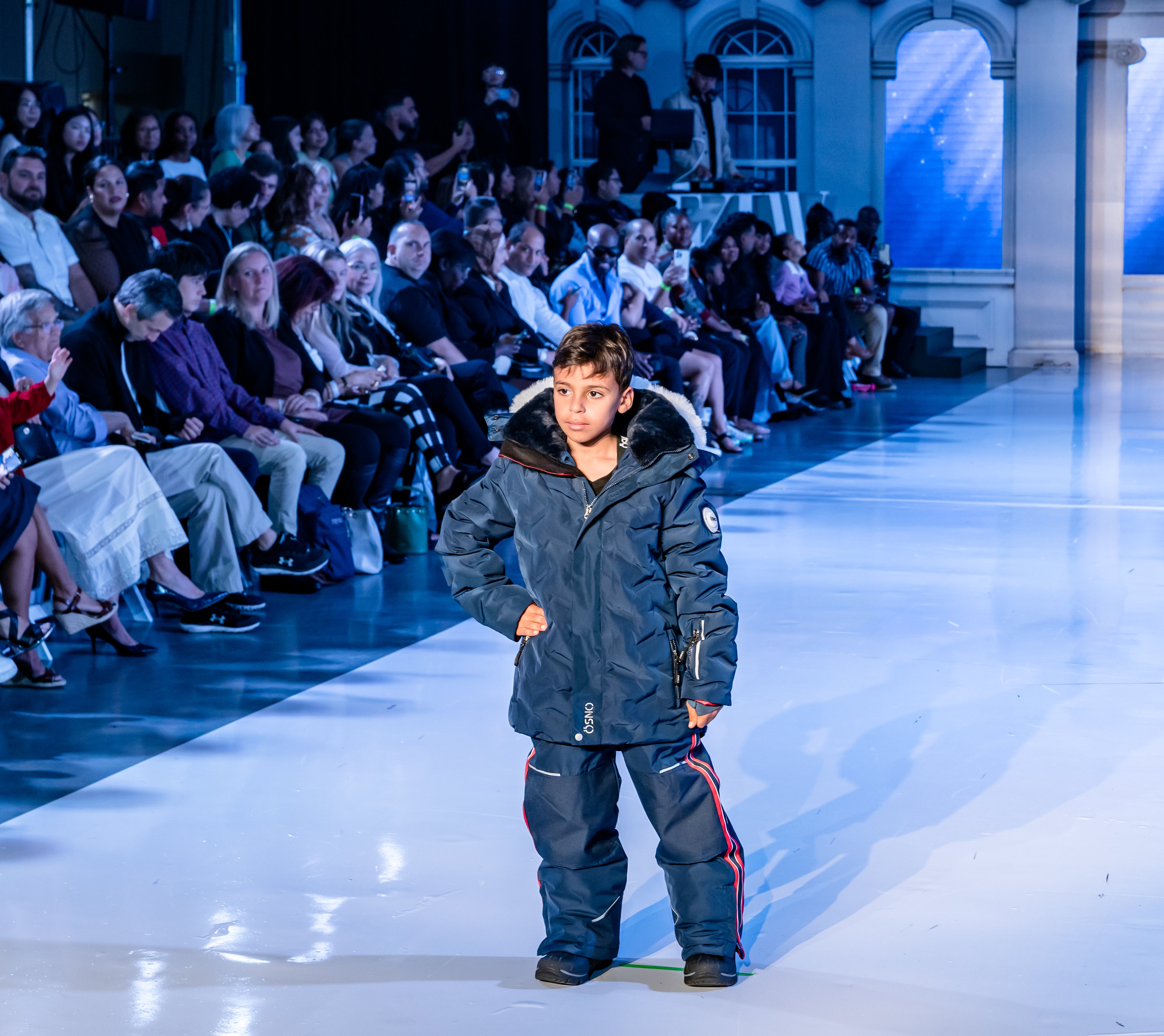 Willy's Luxury boys snowsuit with fur-lined hood by Junior Kids