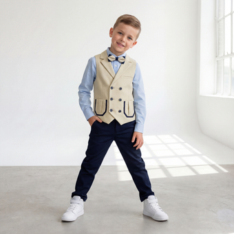 Polished Nico Formal Vest Set