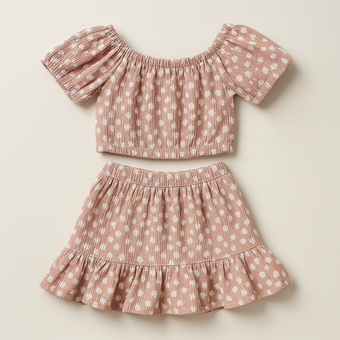 Darling Daisies Girls Casual Set