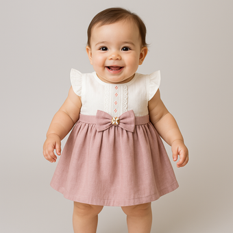 Robe en coton Charming Breeze pour filles