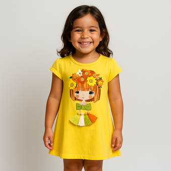 Robe en coton pour filles Radiant Emma