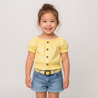 Picnic Chic Girls Denim Set