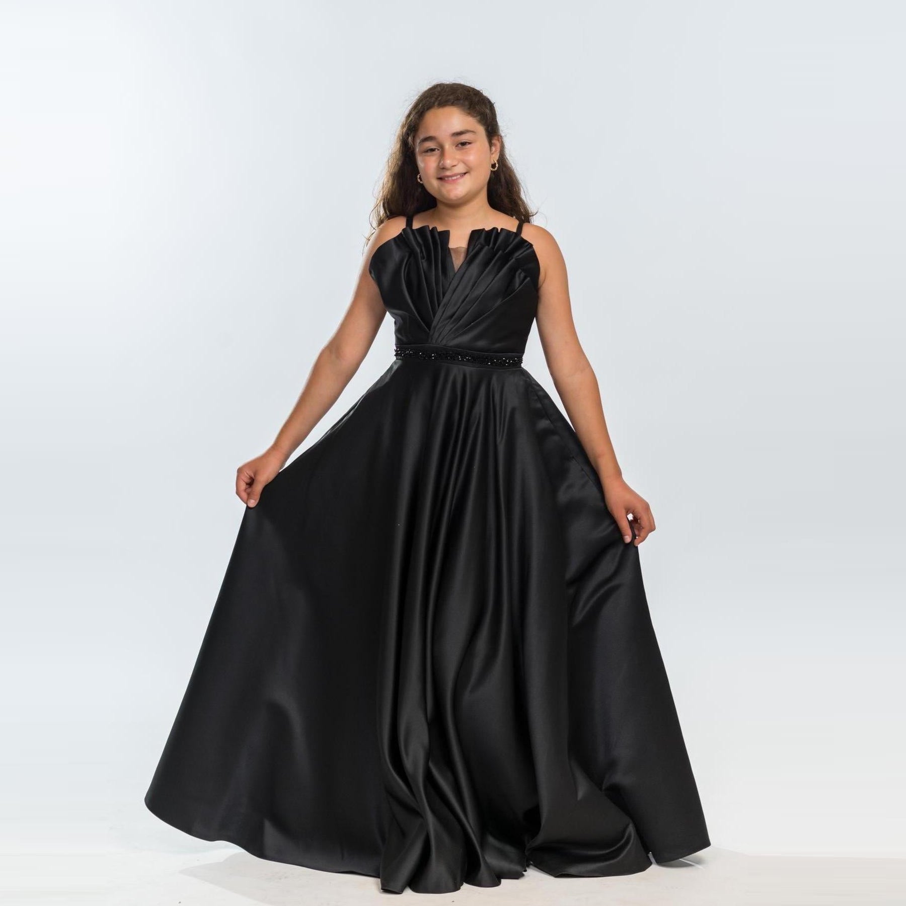 Miss Feminine Teen Formal Dress: Satin | Junior Kids Miss Feminine Teen Formal Dress: Satin | Junior Kids