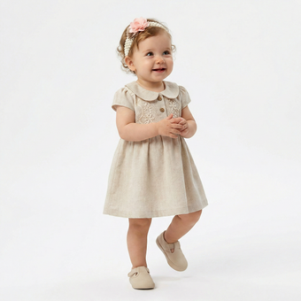 Robe en coton Summer Bloom pour filles
