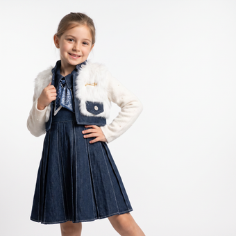 Winter Belle Bolero & Denim Dress Set