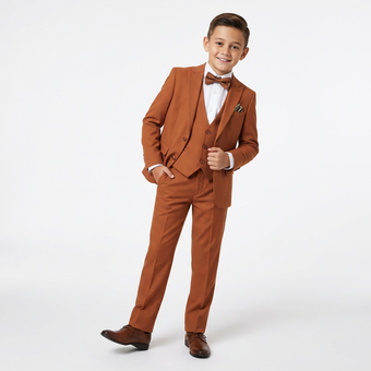 Pre-Order: Richie Rich Terracotta 5PC Suit