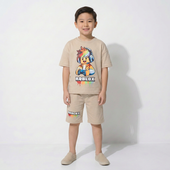 Level Up Boys Short Set