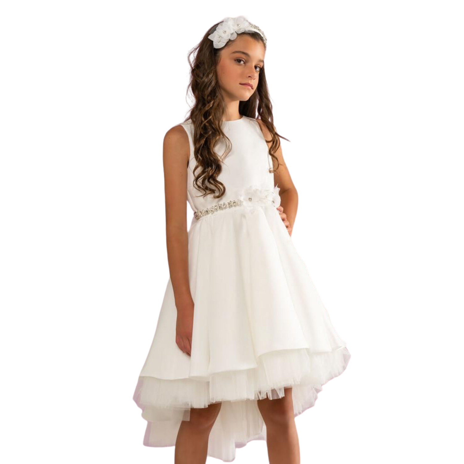 European Flair A Line Dress Offwhite 10