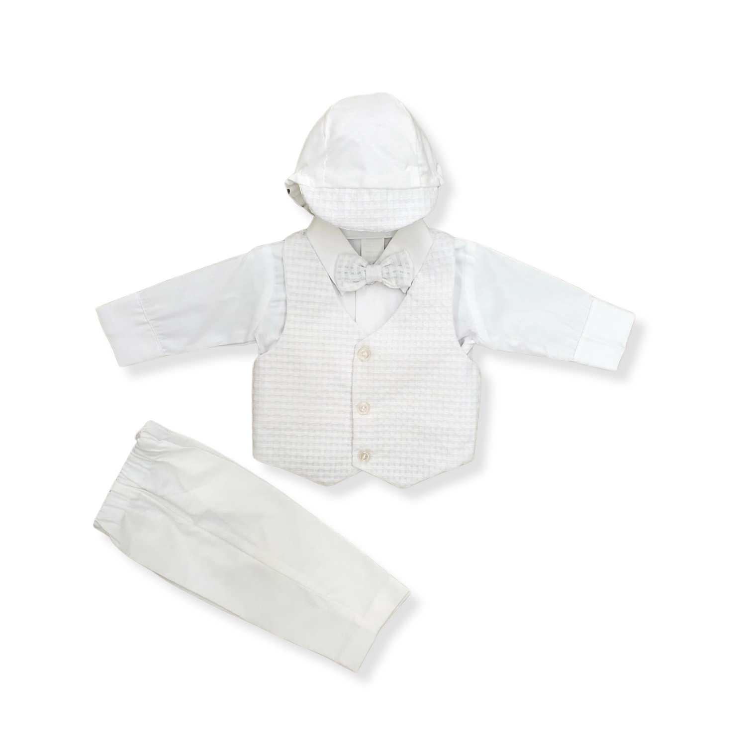 Baby boy white baptism suit clearance