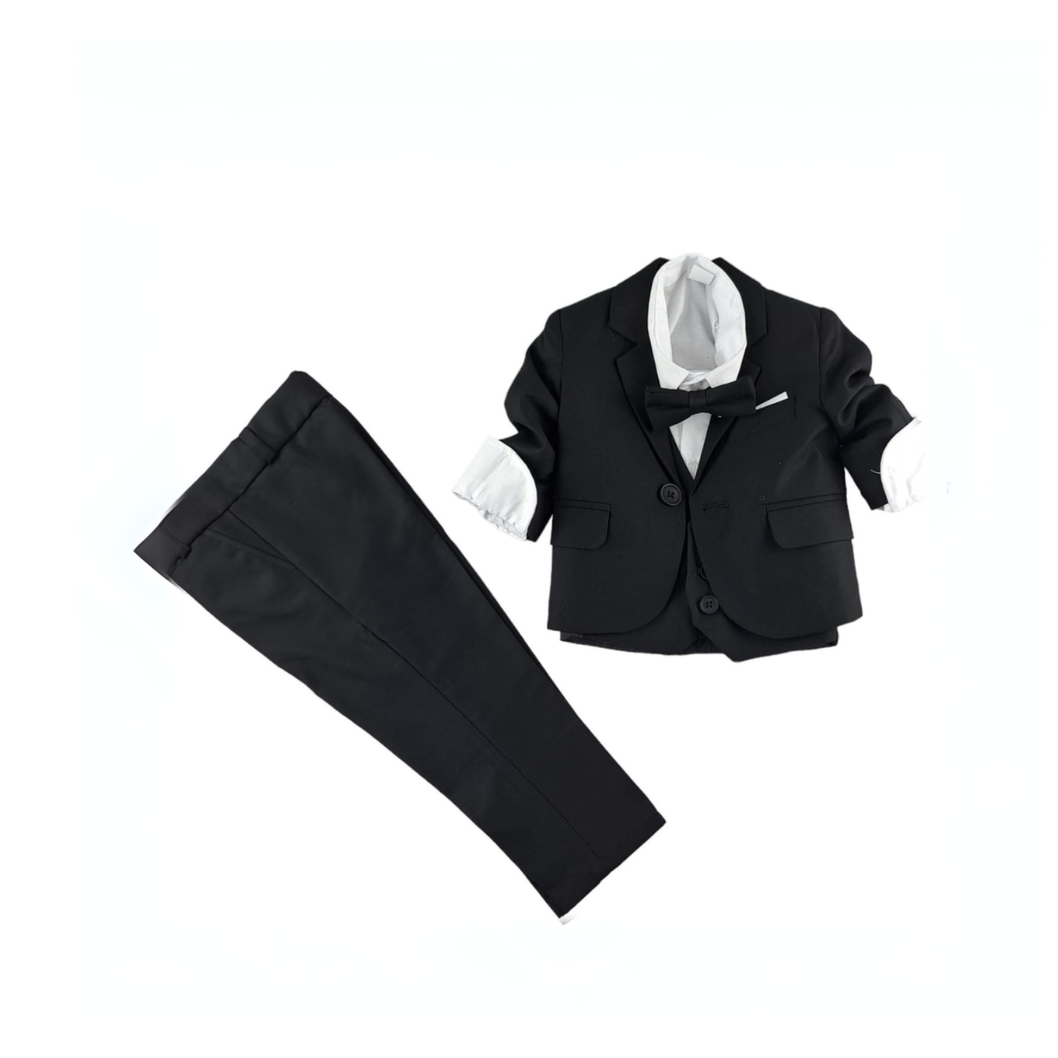 The Baby Groom Formal Boys Suit Black 6 12M