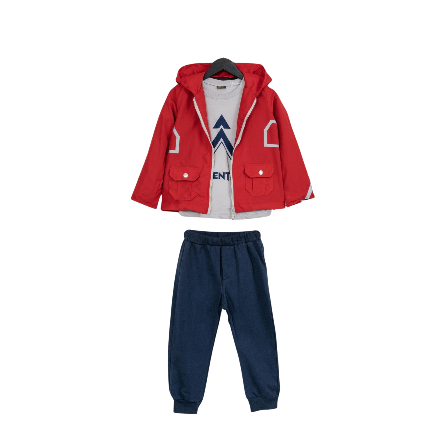 Red Jacket Boys Casual Set