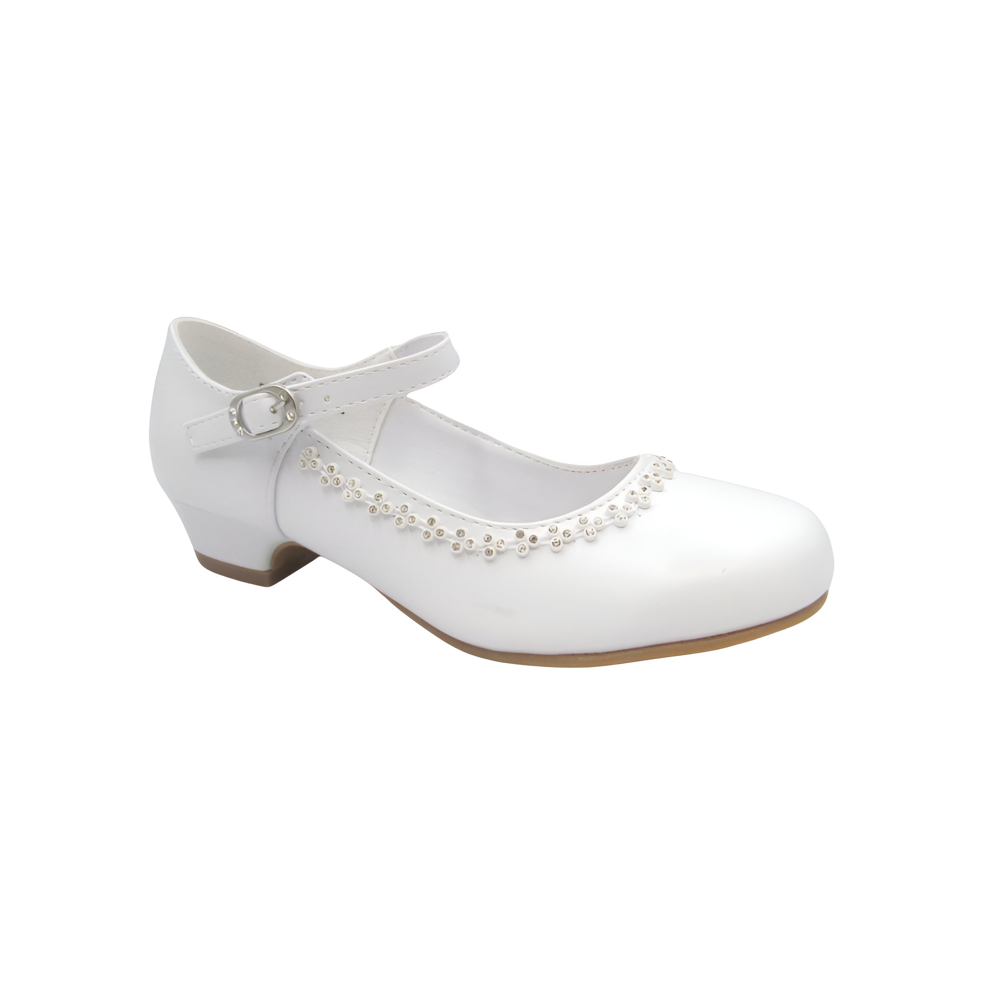 Girls white formal shoes discount