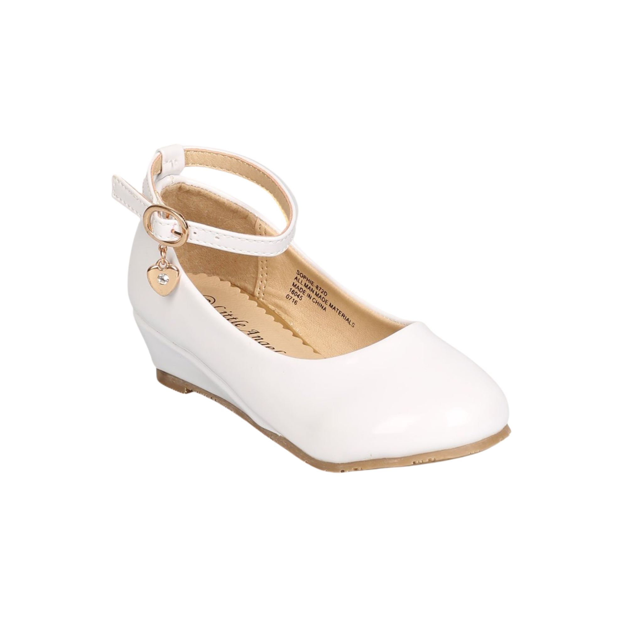 Girls white flat shoes online