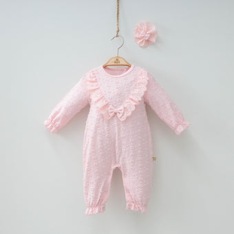 Frilly Bow Girls Pajama Set