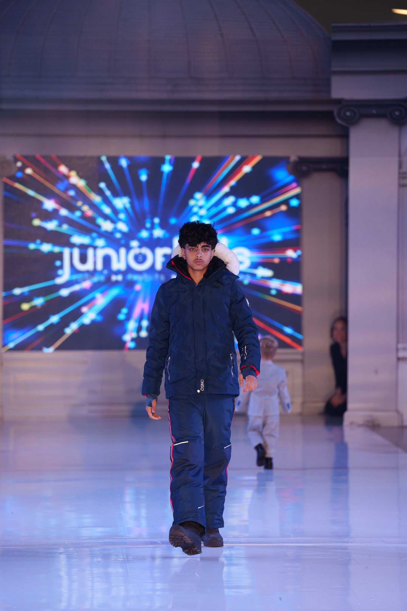 Willy's Luxury boys snowsuit with fur-lined hood by Junior Kids