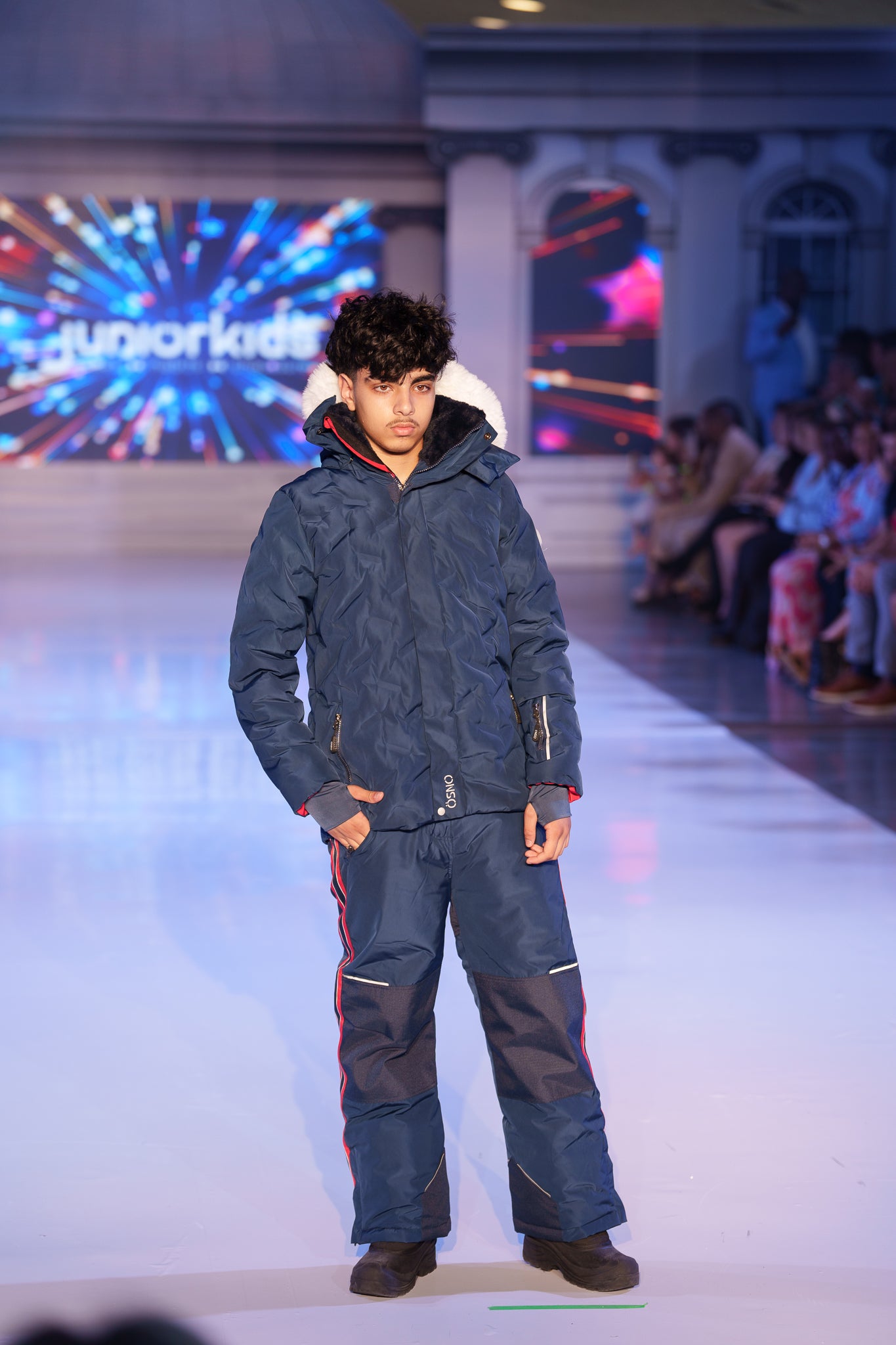 Willy's Luxury boys snowsuit with fur-lined hood by Junior Kids