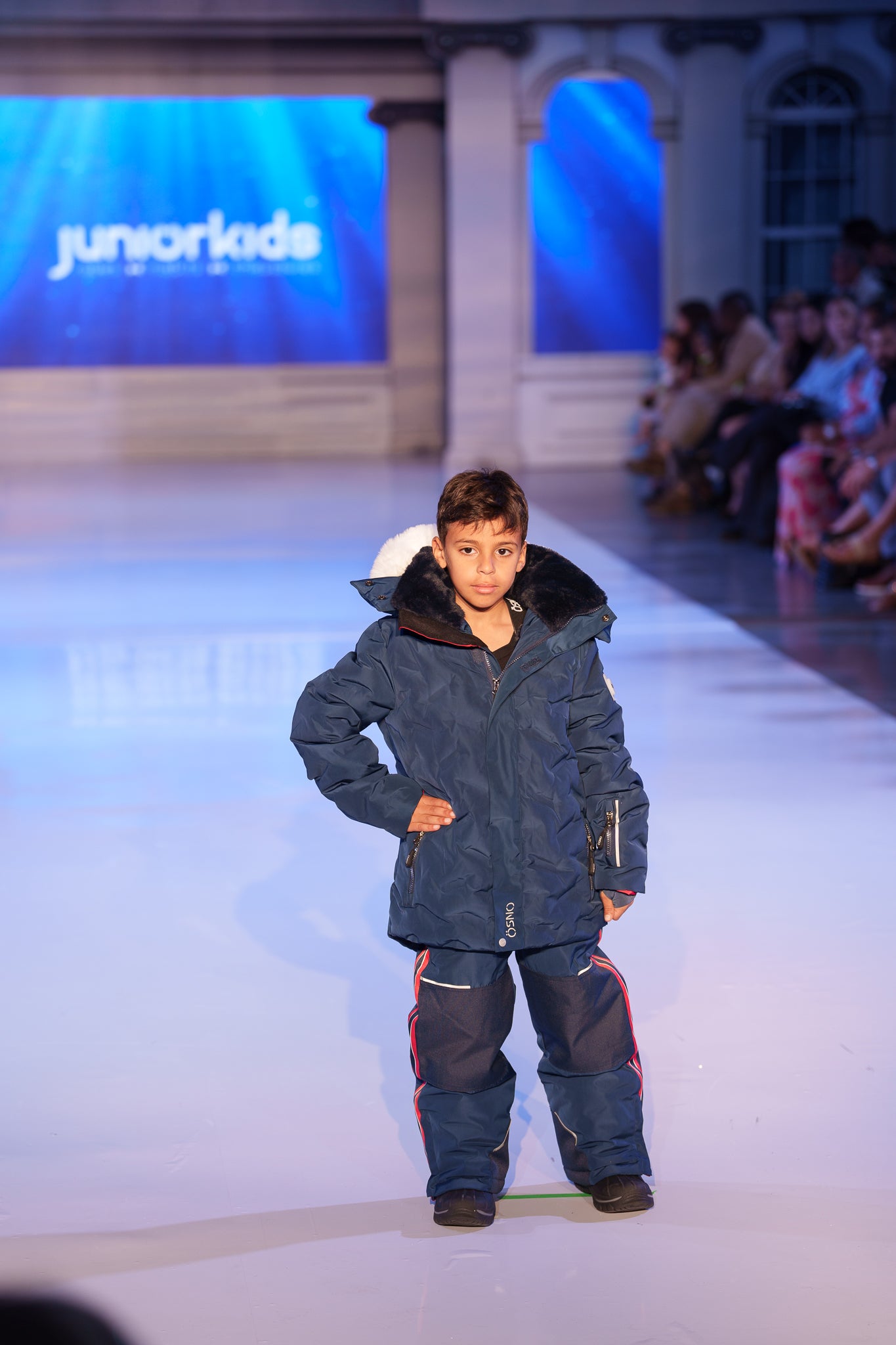 Willy's Luxury boys snowsuit with fur-lined hood by Junior Kids