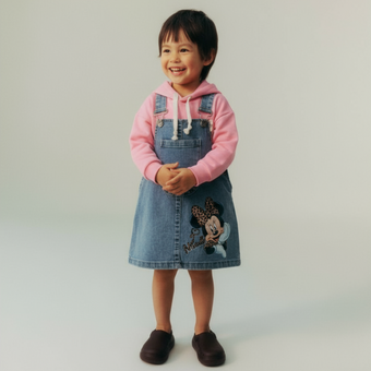 Pocket Mimi Girls Denim Set