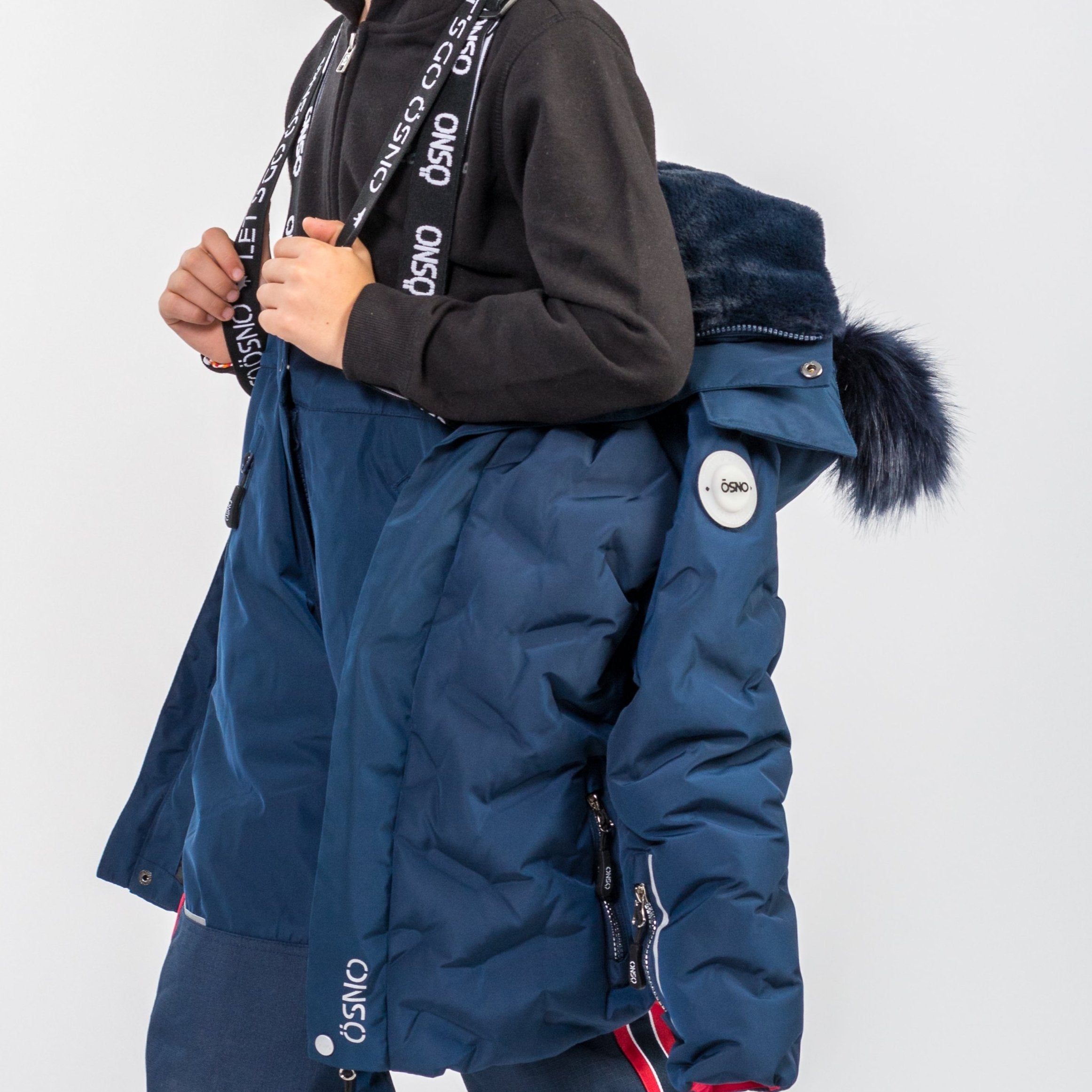Willy's Luxury boys snowsuit with fur-lined hood by Junior Kids